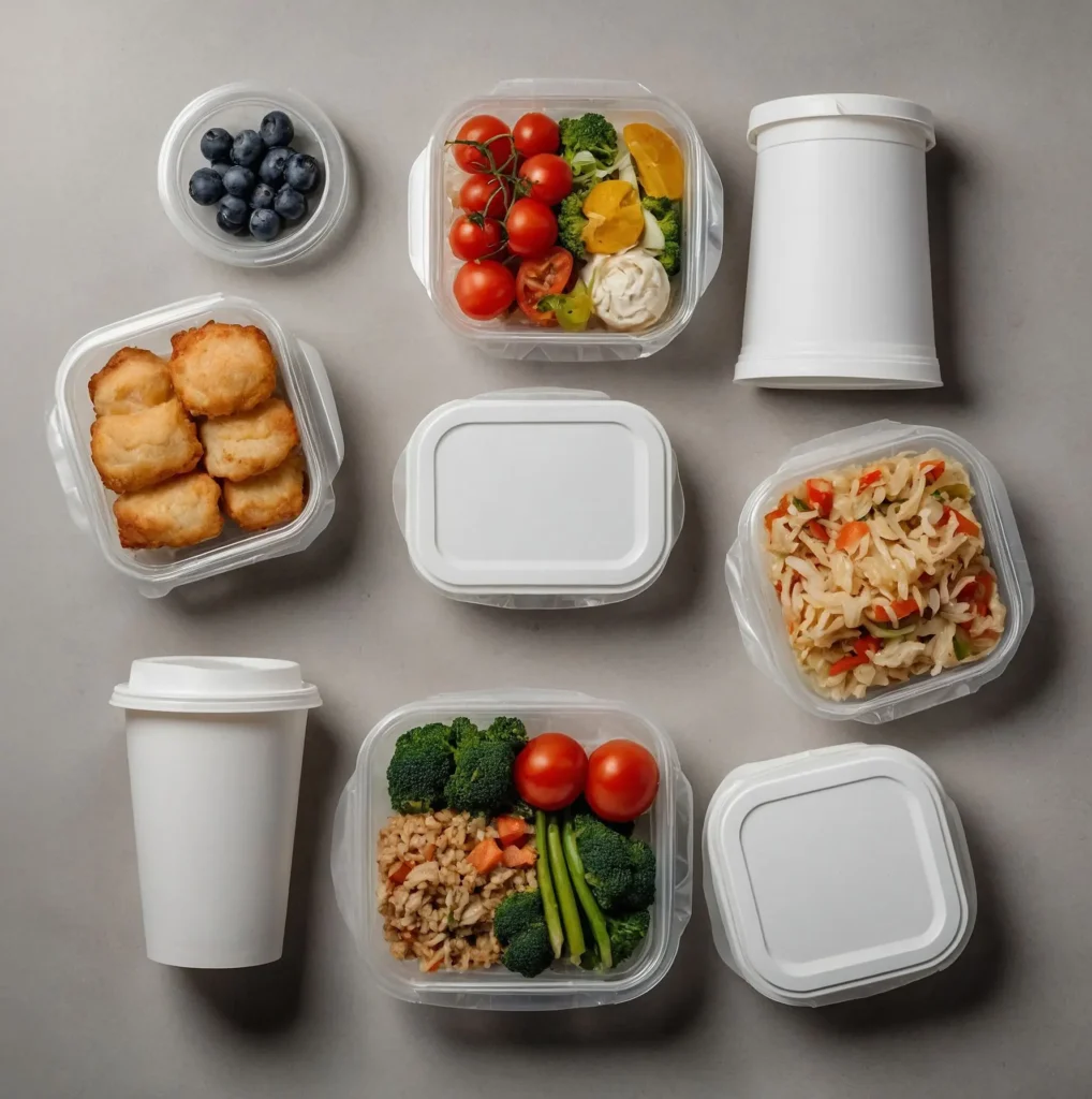 desechables plasticos para alimentos